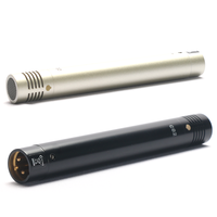 Microphone à condensateur cardioïde haute performance XLR Studio Scène Métal Lavalier pour utilisation vocale Antichoc