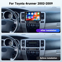Autoradio Android Podofo 9'' 4+64G pour Toyota 4Runner 2002-2009, Carplay/Android Auto sans fil, GPS, RDS, WIFI, vente en gros