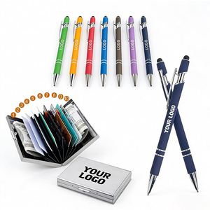 Stylo publicitaire en métal avec logo imprimé UV, stylo à bille personnalisé, cadeau d'affaires, vente en gros - Product Image 1