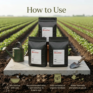 Neutura Biochar Granulaire 100% Pur, Conditionneur de Sol Organique à Libération Lente, Engrais Biologique pour la Plantation Jakarta Raya - Product Image 1