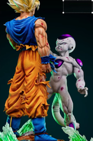 Figurine Dragon Z Ball |   FC Premier Super Saiyan contre Frieza |   Réinjection de résine |   Statue de collection
