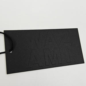 Affordable High Quality Embossed Hang <b>Tags</b> Eco-Friendly Custom Printed Logo Paper <b>Tags</b> with String and Eyelet for <b>Bags</b> & Shoes - Product Image 3