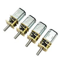Motor DC Mini 12mm 6V Magnet Permanen dengan Gear, Anti Ledakan, Pemasangan Flens untuk Peralatan Rumah Tangga, Sepeda Listrik & Robot