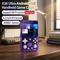 Console de jeu portable Android X36 Ultra, Wi-Fi, grand écran IPS de 4,2 pouces, rétro, lecteur de jeux portable, vente en gros d'usine, OEM