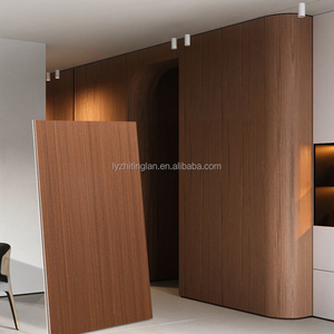 Wholesale Modern Style 8mm <strong>WPC</strong> Wood Veneer Carbon Crystal Board Moisture-Proof Leather <strong>Wall</strong> Panels for Background <strong>Wall</strong> - Product Image 2