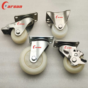 Ruedas Giratorias de Acero de 125 mm con Placa Superior de Servicio Medio y Ruedas de Nylon de 3/4/5 Pulgadas, Personalizables OEM - Product Image 5
