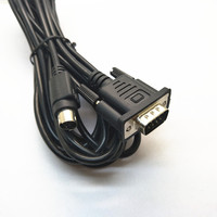 Cable de programación RS232 dB9 hembra a 8 pines Mini DIN macho