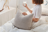 Oreiller de lit en polyester ferme moyen, garnissage 100% polyester, coussin de sommeil pour hôtel et maison, housse blanche