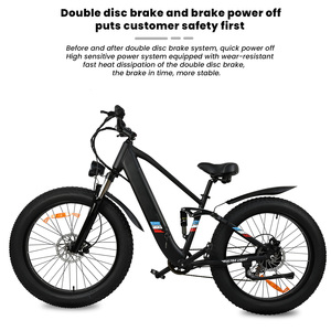 Bicicleta Eléctrica <span class=keywords><strong>Trek</strong></span> con Motor sin Escobillas de Alta Velocidad de 10 Ah, 48 V y 500 W, Cuadro de Bicicleta Retro para <span class=keywords><strong>Gravel</strong></span>, Bicicleta Lowrider - Product Image 4
