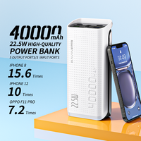 Havin – batterie Portable avec logo personnalisé, 22.5W, charge rapide, grande batterie 40000mah, avec 4 ports Micro USB, PC077pro, prix de gros, usine