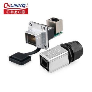 IP68 không thấm nước CAT5 <span class=keywords><strong>RJ45</strong></span> cắm để <span class=keywords><strong>RJ45</strong></span> Nữ kết nối - Product Image 2