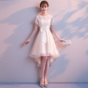 Eterea ospite breve esame d'arte damigella d'onore piccola studentessa <span class=keywords><strong>laurea</strong></span> abito da sera banchetto femminile - Product Image 3