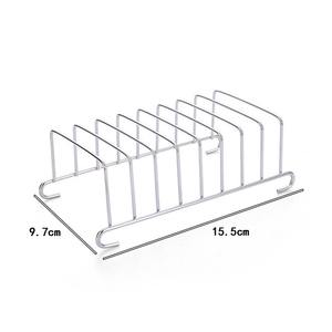 Outils de cuisine pour friteuse à air, étagère de ménage en acier inoxydable, porte-pain, accessoires de cuisson pour friteuse électrique - Product Image 6