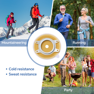 Zodelo tıbbi malzemeler iki parçalı cilt dostu rahat koku kontrolü kolostomi Ostomy & Ileostomy bakım için çantalar - Product Image 6