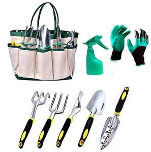 Complete Stainless Steel <b>Garden</b> Hand <b>Tools</b> <b>Tool</b> Kit Set with <b>Storage</b> Tote Bag Gloves Multifunctional <b>Tool</b> Sets - Product Image 6