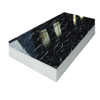 Panneau mural en feuille de marbre PVC UV de haute pureté Panneau mural en marbre PVC étanche