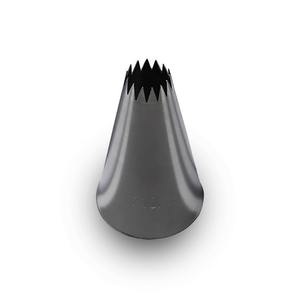 Bocchetta per Sacchetto da Pasticceria in Acciaio Inossidabile con Foro a Stella Francese - Product Image 1