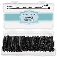 Épingles à cheveux simples en métal noir, or, blond, à forte adhérence, pour coiffures ondulées, en forme de U, unisexe