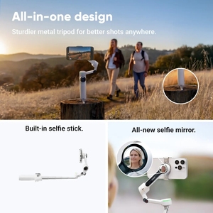 Inst360 Flow <span class=keywords><strong>2</strong></span> Pro Cep Telefonu Sabitleyici El Tipi Gimbal <span class=keywords><strong>3</strong></span> - Akıllı Takip 360 Derece Katlanabilir Taşınabilir - Product Image 4