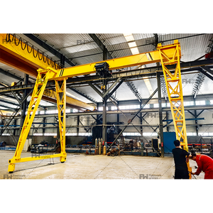 İç ve Dış Mekan Raylı 2 Ton 5 Ton 10 Ton A-Çerçeveli Mobil Tek Kirişli Portal Vinç - Product Image 2
