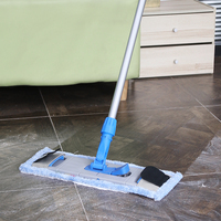 Fabricant d'Outils de Nettoyage Commercial Membre IPC, Balai à Franges Industriel Plat pour Sols avec Tampons en Microfibre Lavables