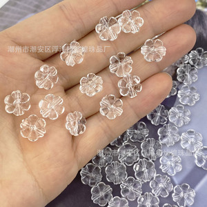 Acrylic Plum Blossom <b>Flower</b> Beads For <b>Bracelet</b> Making Spring 2025 Chaozhou DIY Jewelry Accessories - Product Image 3