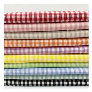 Tela <span class=keywords><strong>a</strong></span> Cuadros de Tartán Teñida con Hilo de Poliéster/Algodón para Uniformes Escolares &<span class=keywords><strong>amp</strong></span>;   <span class=keywords><strong>Vestidos</strong></span> Falda Jk - Product Image 1