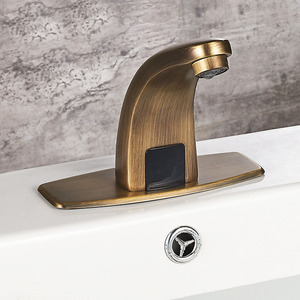 Cổ Tự động cảm biến Vòi cảm biến hồng ngoại nóng và lạnh tay máy giặt Cảm biến vòi đồng thau thương mại lưu vực vòi nước - Product Image 2