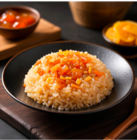 Tom Yum Flavor Dried Konjac Rice Instant Meal Replacement No Odor On-the-Go Meal for Busy Travel