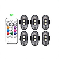 Lampe stroboscopique rechargeable en gros pour drone, lampe anti-collision LED OEM, fabricant de feux de navigation pour UAV