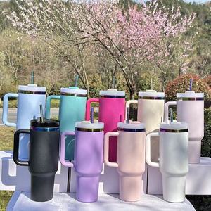 Custom Holographic 40oz Tumbler with Powder Coated Finish and Personalized Logo Engraving for Business Gifts - Product Image 2