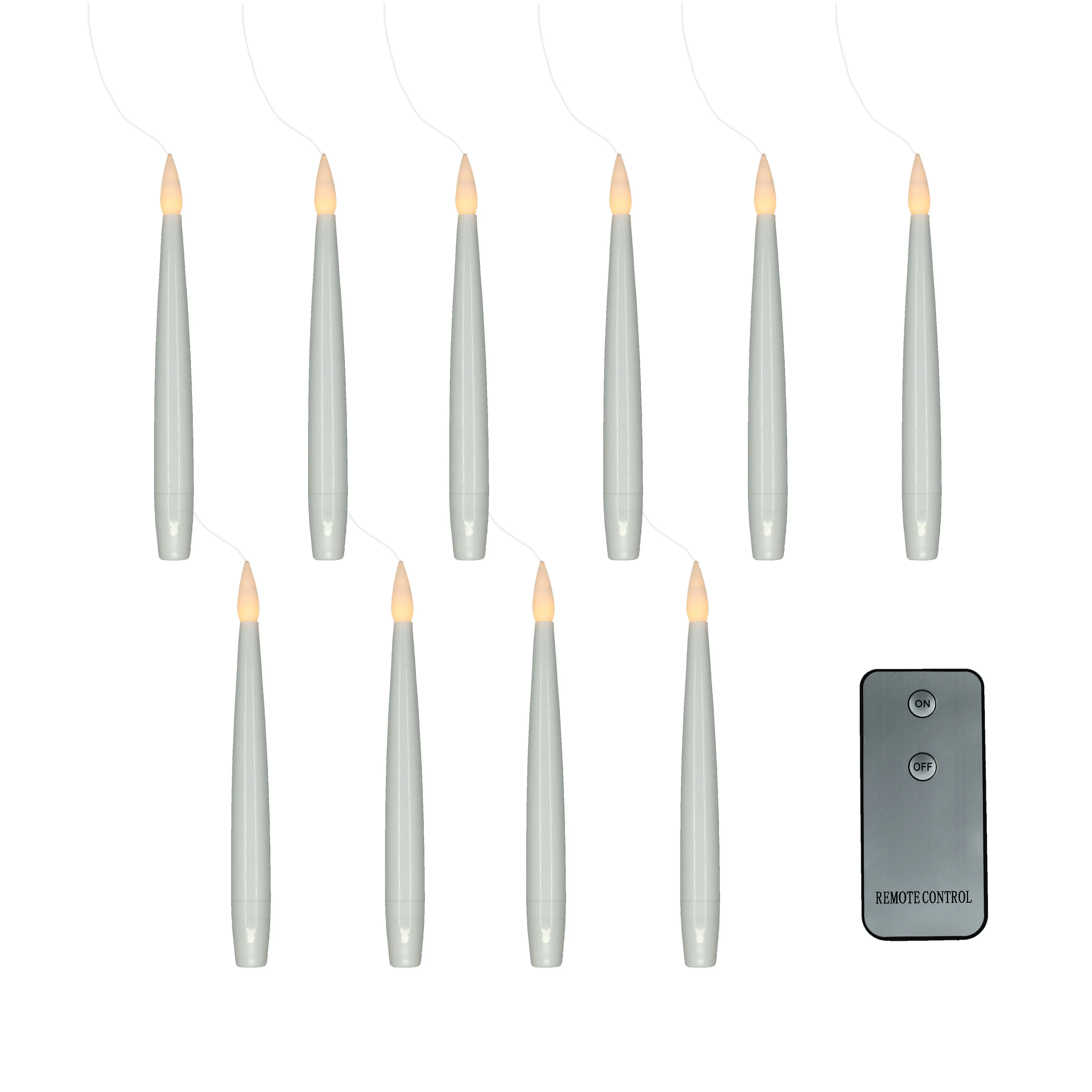 Newish di vendita caldo 10 pacchetto di remote controlled battery operated candele galleggianti per la decorazione dell'interno di natale albero di natale decorazione