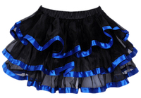 Jupon élastique gothique pour femmes, jupe en maille Burlesque Sexy, Micro Mini jupe Tutu pour dames, jupe Steampunk de Performance