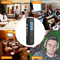 Enregistreur vocal numérique mini audio dispositif d'enregistrement sonore mp3 lecteur de musique