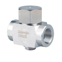 Vanne à soupape d'origine WATSON MCTD600, filetée, avec disque de turbine, 600 PSI, 3/4 pouce NPT, en acier inoxydable 316L, à brides