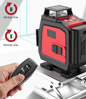 Niveau laser auto-nivelant 2/3/5 lignes instrument de lancer de ligne de haute précision 360 niveaux laser