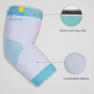 สายรัดข้อศอกไนลอนแบบธรรมดาระบายอากาศได้สำหรับเล่นกีฬาออกกำลังกายฟิตเนสแบบกันลื่น - Product Image 3