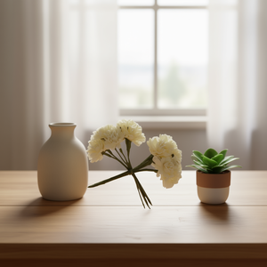 ILAN Flores Crema 6 pièces Fleurs séchées artificielles pour la décoration - Product Image 3