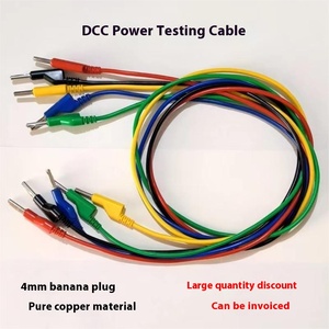 Dcc kiểm tra điện dẫn 4 mét chuối cắm kết nối dòng điện áp cao tinh khiết Đồng kiểm tra dòng cho linh kiện điện tử cho điện - Product Image 5