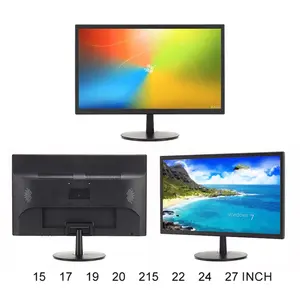 Verified supplier 24 inch led y lcd monitor 2k 1080p 15 19 27 32 pc screen display monitor