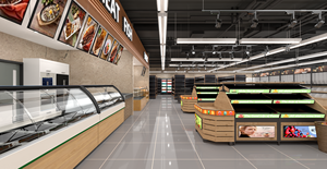 Kommerzieller One-Stop-Retail-Lösungs service Supermarkt ausrüstung Layout für Lebensmittel geschäfte - Product Image 4