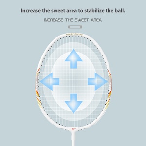 <span class=keywords><strong>Raquette</strong></span> de <span class=keywords><strong>badminton</strong></span> professionnelle ultra-légère simple ou double, authentique, entièrement en fibre de carbone, pour amateurs, juniors, légèrement dure, faible poids, officielle - Product Image 3