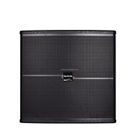 RUOCA KS-18S Boombox audio passif professionnel à haut-parleur unique, système de sonorisation puissant avec subwoofer de 18 pouces pour utilisation en extérieur/karaoké/fête