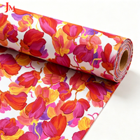 Tissu en popeline de coton 100% tissé de haute qualité, imprimé floral uni, pour robes - Vente en gros