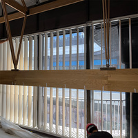 Système d'auvent de panneau pare-soleil d'extérieur moderne persiennes motorisées résistantes aux intempéries en aluminium alliage d'aluminium extérieur horizontal