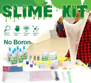 Nouveauté : Kit de fabrication de slime DIY coloré sans borax avec argile et résine pour enfants, non toxique - Product Image 2