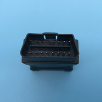 Conector OBD2 personalizado de fábrica, adaptador de diagnóstico automotriz