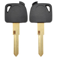 Carcasa de Repuesto para Llave de Coche con Transpondedor ABS Negro, Funda para Llave de Coche con Control Remoto