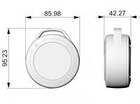 Haut-parleur portable sans fil étanche avec son stéréo 360°, LED RGB et lanière – Vente en gros