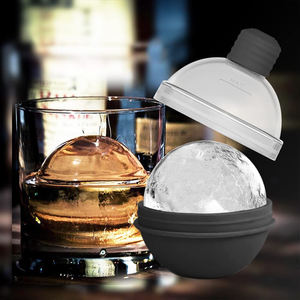 Usine conception originale personnalisé grande sphère Silicone boules de jouet de Noël fabricant de boules de glace whisky cercle rond moules <span class=keywords><strong>à</strong></span> glaçons - Product Image 5